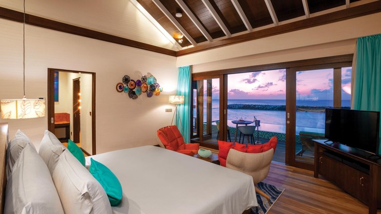 Sunset Water Villa with Pool